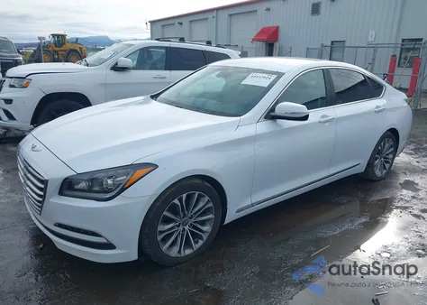 2016 Hyundai Genesis 3.8 z USA, uszkodzony, nr VIN KMHGN4JE3GU137028